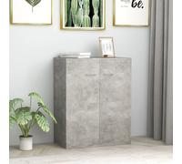 vidaXLboard Concrete Grey Engineered Wood Indoor Storage Cabinet Furniture