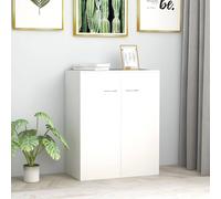 vidaXL Sideboard White 60X30X75 Cm Engineered Wood, White