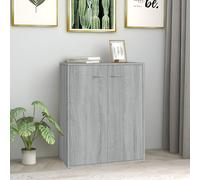 vidaXL Sideboard Grey Sonoma 60x30x75 cm Engineered Wood NEW