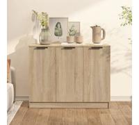 Vidaxl Sideboard Sonoma Oak 90.5X30X70 Cm Engineered Wood