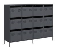 Sideboard Side Cabinet Storage Cupboard Highboard Cold-rolled Steel vidaXL