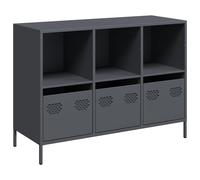 Sideboard Side Cabinet Storage Cupboard Highboard Cold-rolled Steel vidaXL