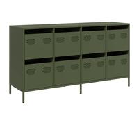 Sideboard Side Cabinet Storage Cupboard Highboard Cold-rolled Steel vidaXL