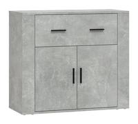 vidaXL Sideboard Concrete Grey 80x33x70 cm Engineered Wood