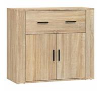 (Sonoma oak) vidaXL Sideboard Side Cabinet Storage Cupboard Home Organiser Engineered Wood