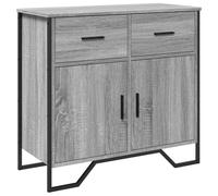 Sideboard Side Cupboard Cabinet Highboard Grey Sonoma Engineered Wood vidaXL