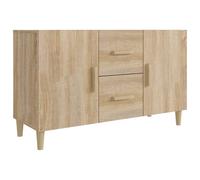 (sonoma oak) vidaXL Sideboard Storage Cupboard Cabinet Buffet Highboard Engineered Wood