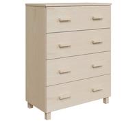 Sideboard Wooden Storage Side Cabinet Cupboard HAMAR Solid Wood Pine vidaXL