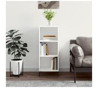 Sideboard Slim White Engineered Wood 34.5x32.5x90 cm Compact Storage with Doors