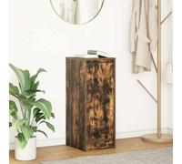 Sideboard Smoked Oak 29.5x34x76 cm Engineered Wood 1 Door Storage Cabinet Slim