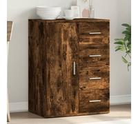 Sideboard Smoked Oak 59x39x80 cm Engineered Wood Berkfield Home Brown One Size