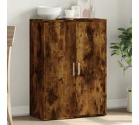 Sideboard Smoked Oak 60x31x84cm Engineered Wood Storage Cabinet Modern Compact