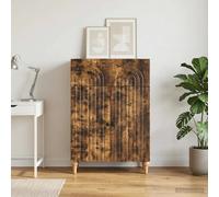 Sideboard Smoked Oak 66x34.5x90cm Engineered Wood 1 Drawer 2 Door Storage Mini.