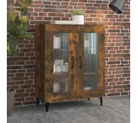 Sideboard Smoked Oak 69.5x34x90 cm Engineered Wood Berkfield Home Brown One Size