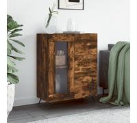 Sideboard Smoked Oak 69.5x34x90 cm Engineered Wood Berkfield Home Brown One Size