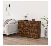 (smoked oak) vidaXL Sideboard Storage Cabinet Cupboard Highboard Cabinet Engineered Wood