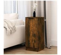 Sideboard Smoked Oak Engineered Wood 30x30x70 cm Modern Compact Storage Cupboard