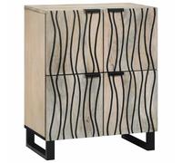 Sideboard Solid mango wood Storage Unit Home Storage Rustic Mango Wood vidaXL