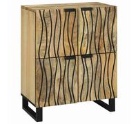 Sideboard Solid mango wood Storage Unit Home Storage Rustic Mango Wood vidaXL