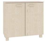 vidaXL Sideboard HAMAR Honey Brown 85x35x80 cm Solid Wood Pine