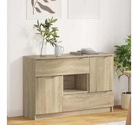 Sideboard with Drawer with Storage with Door Engineered Wood Indoor vidaXL