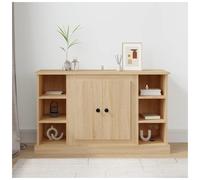 Sideboard Sonoma Oak 100x35.5x60 cm Engineered Wood 2 Door Rustic Storage Dining