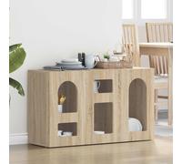 vidaXL Sideboard Sonoma Oak 100 x 35 x 59 cm Engineered Wood