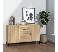 Sideboard Sonoma Oak 100x36x60 cm Engineered Wood Compact Modern Storage Console