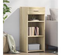 Sideboard Sonoma Oak 40x42.5x93 cm Engineered Wood Berkfield Home Brown One Size