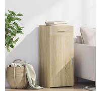 Sideboard Sonoma Oak 40x42.5x93 cm Engineered Wood Berkfield Home Brown One Size