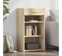 Sideboard Sonoma Oak 50x42.5x93 cm Engineered Wood Berkfield Home Brown One Size