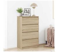 Vidaxl Sideboard Sonoma Oak 60X35X98.5 Cm Engineered Wood