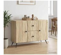 vidaXL Sideboard Sonoma Oak 89 x 34.5 x 60 cm Engineered Wood
