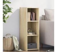 Sideboard Sonoma Oak Engineered Wood 30x41x93 cm Slim Storage Cabinet with Shelf