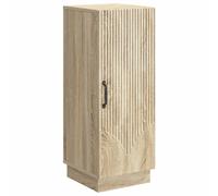 Sideboard Sonoma Oak Engineered Wood 33x34.5x87cm Storage Cabinet with Door Plus