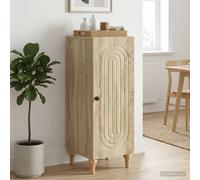 vidaXL Sideboard Sonoma Oak 33 x 34.5 x 90 cm Engineered Wood