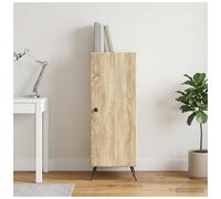 Sideboard Sonoma Oak Engineered Wood 33x34.5x90cm Compact Storage Buffet forHome