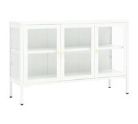 Vidaxl Sideboard Anthracite 105X35X70 Cm Steel And Glass