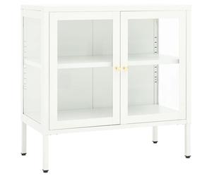 Sideboard Steel&Glass Home Highboard Storage Book Cabinet Multi Colours vidaXL