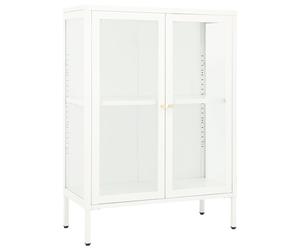 Sideboard Steel&Glass Home Highboard Storage Book Cabinet Multi Colours vidaXL