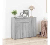 vidaXL Sideboard Grey Sonoma 88x30x70 cm Engineered Wood UK