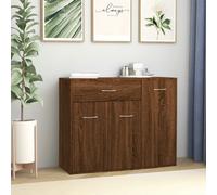 (brown oak) vidaXL Sideboard Storage Drawer Side Cabinet Engineered Wood Multi Colours