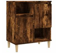 (smoked oak) vidaXL Sideboard Storage Cabinet Cupboard Highboard for Home Engineered Wood