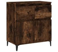 (white) vidaXL Sideboard Storage Cabinet Cupboard Highboard for Home Engineered Wood