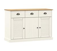 Sideboard Storage Cabinet Cupboard with Drawers VIGO Solid Wood Pine vidaXL