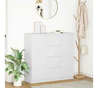 Sideboard Storage Cabinet Drawers Engineered Wood 100.5x35x98.5cm