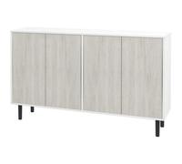 Sideboard Storage Cabinet For Living Room Adjustable Shelves White