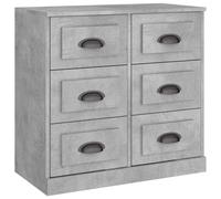 (grey sonoma) vidaXL Sideboard Storage Cabinet Storage Cupboard Highboard Engineered Wood