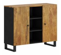 Vidaxl Sideboard With 2 Doors 90X33X75 Cm Solid Wood Mango