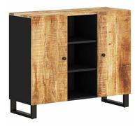 Vidaxl Sideboard With 2 Doors 90X33X75 Cm Solid Wood Mango